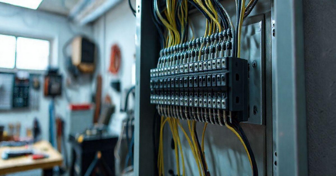 Montagem de Quadro Elétrico com Barramento