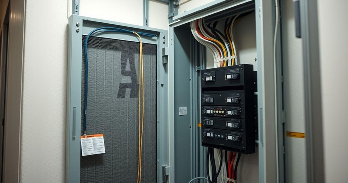 Montagem de Quadro de Distribuição com DR para Segurança Elétrica Montagem de Quadro de Distribuição com DR para Segurança Elétrica