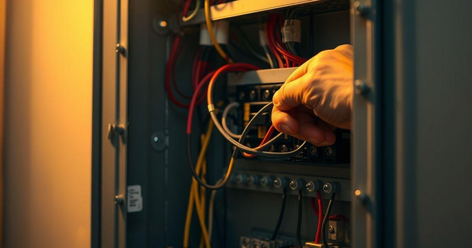 Montagem de quadro qgbt: Organização de Energia