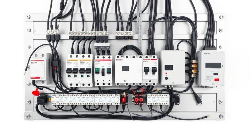 Montagem de painel elétrico industrial: controle técnico para produção